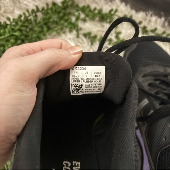 -Asics Womens Gel Contend 5 Sneakers Size 9 - Black/White/Silver - Picture 12 of 13